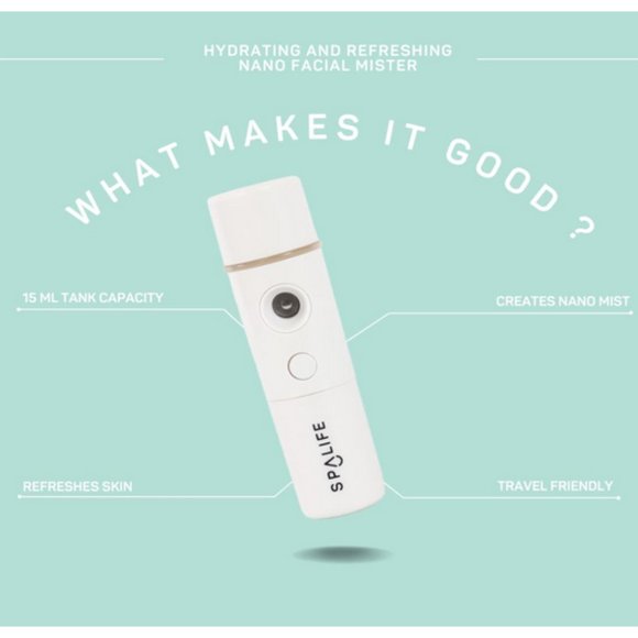 Spa Life Nano Facial Mister to refresh & hydrate skin NWT - Picture 2 of 2